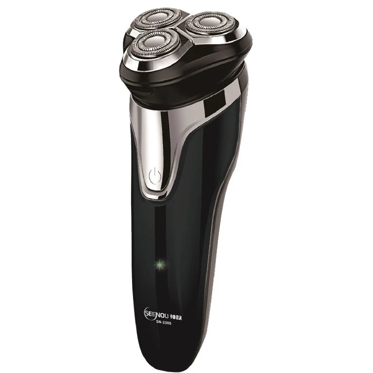 Waterproof Electric Shaver for Men with LED Display 3D Rotary Razor for Wet and Dry Professional Face Grooming