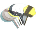 Customizable Blank Acrylic Cake Topper Paddle Various Shapes Colors for Valentines Day Birthday Cake Decorations