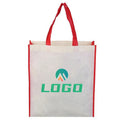 Hot Stamping Folded Non-Woven Shopping Bag with Pictures for Shoppers
