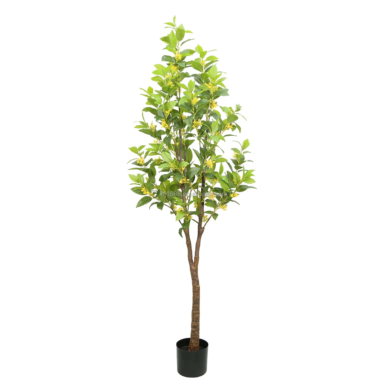 Factory Direct Sale 180CM 6FT Faux Flower Tree Evergreen Artificial Osmanthus Fragrans Sweet Olive Tree for Home Office Decor