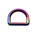 Wholesale Various Metal d Ring Belt Buckle Nickle Free rainbow d Ring Buckle for Leather Bags Parts