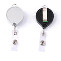 New Design Plastic Drop Button ID Holder Pin Retractable Reel 3.2cm Diameter Badge ID Name Tag Holder