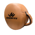 AIDONG Leather Custom Logo Boxing Training Kick Pads Kick Boxing Equipment Strike Curved Arm Pad MMA Thai Punch Shield Kicking