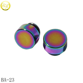 Zinc Alloy Handbag Making Accessories Rainbow Rivets Wholesale Leather Belt Stud Screw Button Press for Shoes