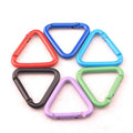 Factory Supplier Custom Aluminum Alloy Electrolytic Treatment Camping Hiking Key Chain Hook Triangle Carabiner for Bike Zhejiang