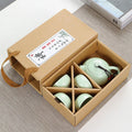 Portable Travel Set Ceramic Kung Fu Teapot Tea Mug Set One Pot Two Cups Four Cups Six Cups Japanese Traditional Tea Gift Set