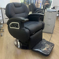 High End Multifunction Black Leather Barbershop Hairdressing Chair Heavy Duty Luxury Electric Control Barber Chair for Sale