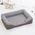 Cool Design Summer Comfortable Memory Foam Sofa Pet Beds for Dogs & Cats Waterproof  Breathable Anti-Slip Square Beds Accessory