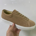 Customized Men's Casual Shoes Big Size Genuine Cow Suede Leather Lightweight and Breathable for Summer