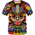 Fitspi Wholesale Men's Mexico T-shirt Summer Short Sleeve Tees Tops Custom Country Culture Printed T Shirt
