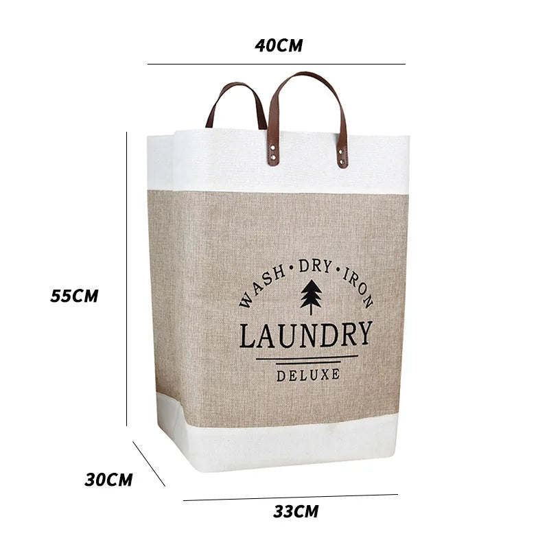 Foldable Large Capacity With Handle Furniture Laundry Storage  Cloth Laundry Basket