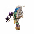 New Design Bird Animal Brooch Pins Crystal Rhinestone Wedding Party Engagement Jewelry Gift for Children Alloy Material Plating