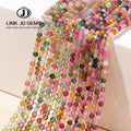 Wholesale Semi-Precious 3mm 8A Natural Ice Candy Tourmaline Small Size Round Loose Stone Beads for Jewelry Making