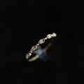 2025 New Design 925 Sterling Silver Gold Plated Cz Ladies Ring