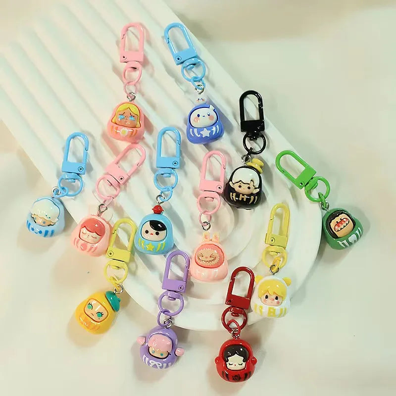 Cute Grain Damo Pendant Cartoon Resin Jewelry Diy Mobile Phone case Pendant Student Bag Keychain