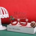 New Year Sun glasses Snow Eyeglasses Eyewear No Lens Novel Party Supplies 2025 glasses Number sunglasses