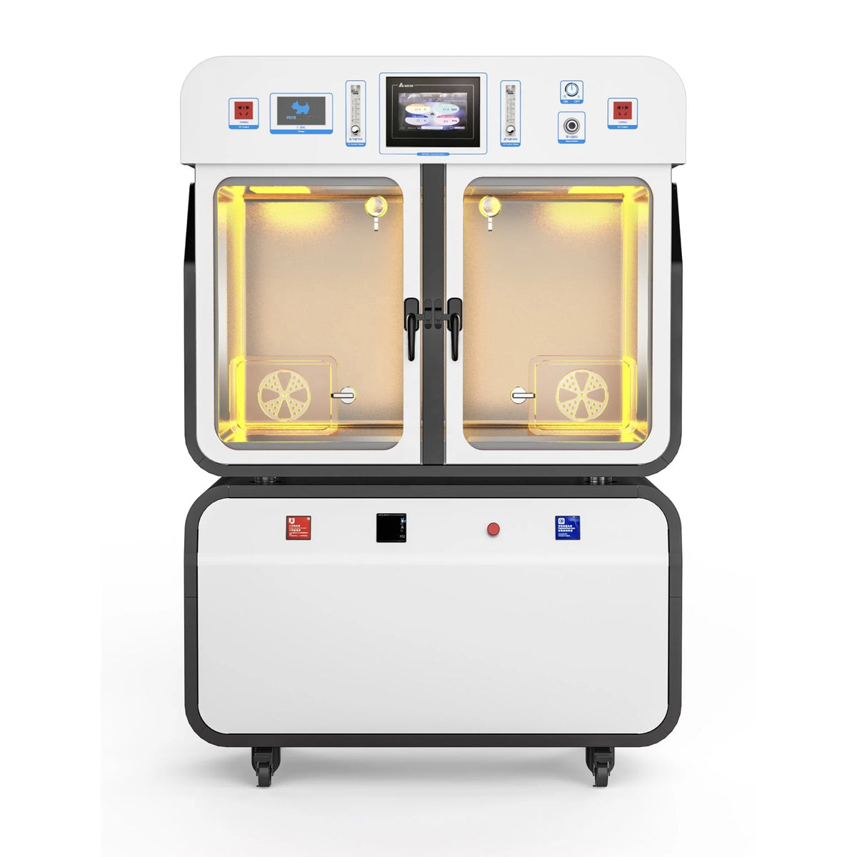 Customized Commercial Veterinary ICU Incubator Warm Blue Light System for Pet Dog Cat Oxygen Hospital Clinic Vet Instrument