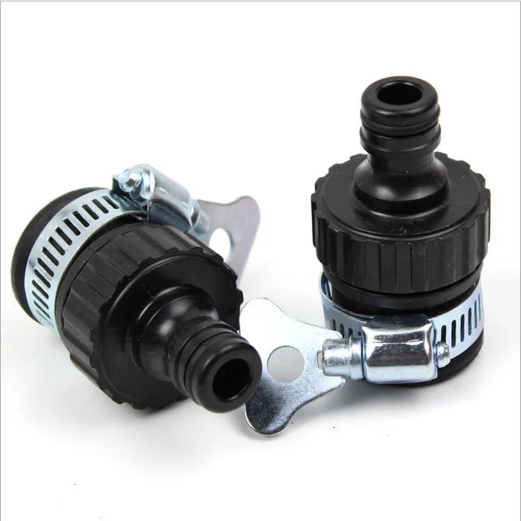 Universal ABS Quick Tap Connector for Car Water Gun DIY Pacifier Faucet Hand Tools Customizable OEM Support Black for Less 16mm