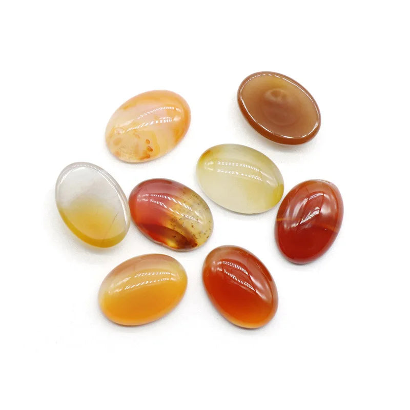 2026 Oval Shape cabochon carnelian gemstone