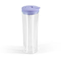 Wholesale 20oz Double Wall Snow Globe Acrylic Tumbler Cup Pre-drilled Plastic Mugs Plastic Water Bottle PS Party Clear