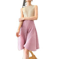 Miyake Plated Wide Leg High Waisted Shorts for Women's Summer New Loose Lantern Pants Thin Fashionable Versatile Pants Maxi