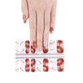 2026 Nail Sticker 16 Flash Laser Nail Polish Sticker Ins Wind Waterproof Lasting Nail Sticker