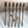 Private Label Long-Lasting Black Gray Eyebrow Pencil with Brush Mineral Makeup Factory Wholesale OEM/ODM Options
