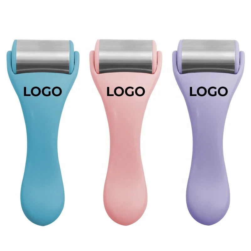 Facial Care Appliances Stainless Steel Face Cooling Tool Ice Roller for Face Home Ice Face Roller With Gua Sha Roller