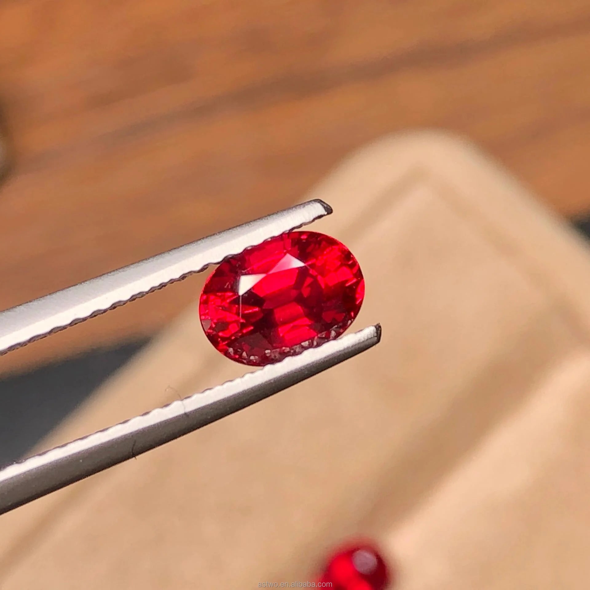 Wholesale Synthetic Stone Various Color Oval Shape 5*7 mm Lab Grown Ruby for Fashion Jewelry