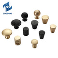 Modern Black Gold Furniture Handles Knobs for Dresser Cupboard Kitchen Cabinets-Durable Eco-Friendly Hotel Grade Aluminum Alloy
