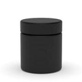 Custom 2oz 3oz 3.5g 4oz 5oz 90ml Child Resistant Matte Black UV Jar Flower Packaging Glass Jar with Black Plastic Screw Lid