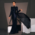 Elegant Abaya Embroidery Dubai Women Ethnic Arabic Oman Morocco Kaftan Party Dress