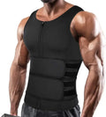 Waist Trainer Vest Zipper Slimming Sweat Sauna Suits Weight Loss Shapewear Neoprene Corset for Men