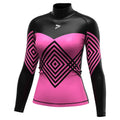 Wholesale Trendy Patterns Printed Jiu Jitsu Bjj Swimwear Long Sleeve Rash Guard for Swim Women's Rash Guard