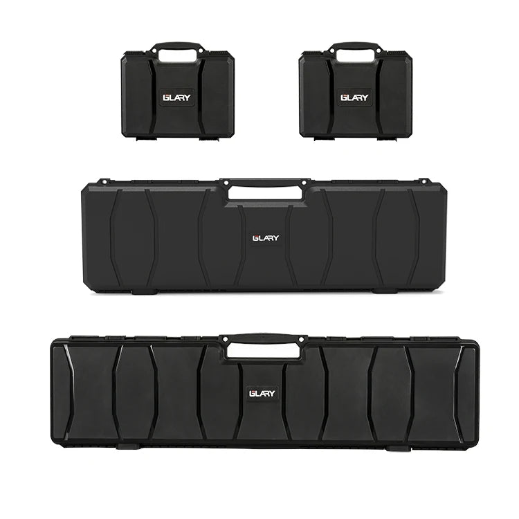 For Lightweight Engineering PP Plastic Gun Case-Dustproof Safety OEM Customizable Foam & Logo Multi-Purpose Storage Toolbox