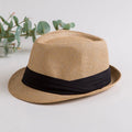 Wide Brim Ribbon High Quality Woven 100% Natural Straw Wholesale Custom Straw Hats Classic Cowboy Hat Vintage