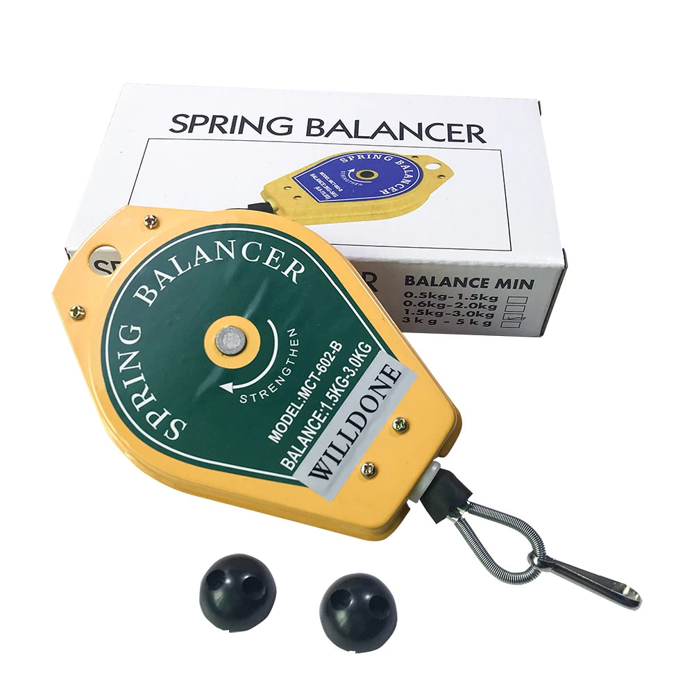 Factory Cheap Spring Balancer  0.6-1.2kg; 1.2-2.0kg 3.0-5.0kg Hanging Tool Balancer Spring Retractable Tool