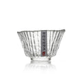 Custom Japanese Style Gold Rim Glass Sake Cup Cloud Frosted with Retro Hammer Eye Strong Grain for Traditional Dining Experience