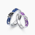 Personalized Valentine's Day Gift Silver Ring Wedding Couple Ring Unicorn Shape Fashion Jewelry Engagement Rings for Couple