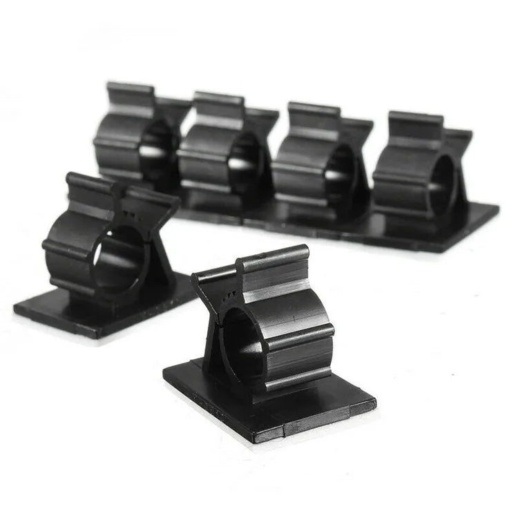 50PCS/BAG 3m Self Adhesive Nylon 66 Cable Clamp Holder Wire Cord Mount Cable Holder