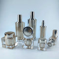 Stocks Factory Wholesale Plastic Cosmetic Containers and Packaging Cream Jars 5g 10g 20g 30g 50g 30ml 50ml 100ml 120ml