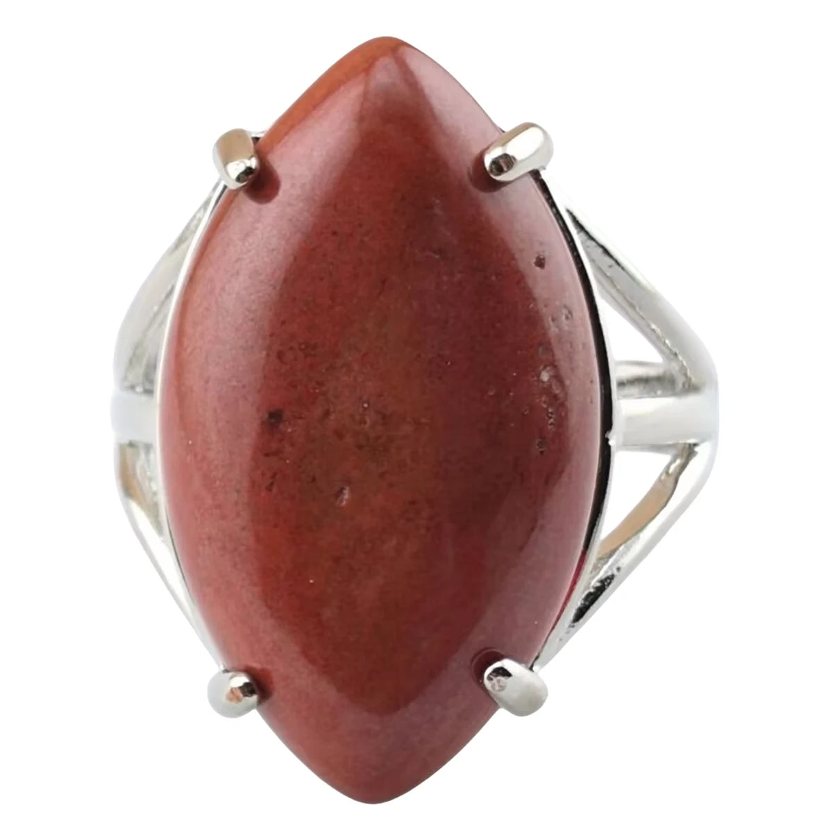Wholesale Vintage Horse Eye Jewelry Rings for Women with Natural Red Jasper Colored Stone Wedding Jewelry Rings