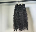 Best Hot Selling 100% Real Human Hair Super Double Drawn Remy Raw Hair Weft Bundles Vietnamese Indian Curly Wig 100g