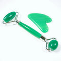 2026 Custom Logo Face Roller AuthenticGreen Aventurine Roller Face Massager Jade Roller Gua Sha for Face