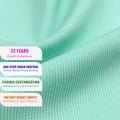 China Factory Nylon 74 Spandex 26 Ottoman Knit Rib Swimwear Fabric for Beachwear