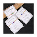 12 Horoscope Astrology Zodiac Bracelet Jewelry Women Zodiac Sign Healing Crystal Bracelets Gemstone Beaded Adjustable Bracelet