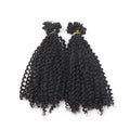 100% Real Human Virgin Afro French Curl Braiding Hair Extensions 4B 4C Loc Single Weft Brazilian Bulk High Quality Dreadlocks