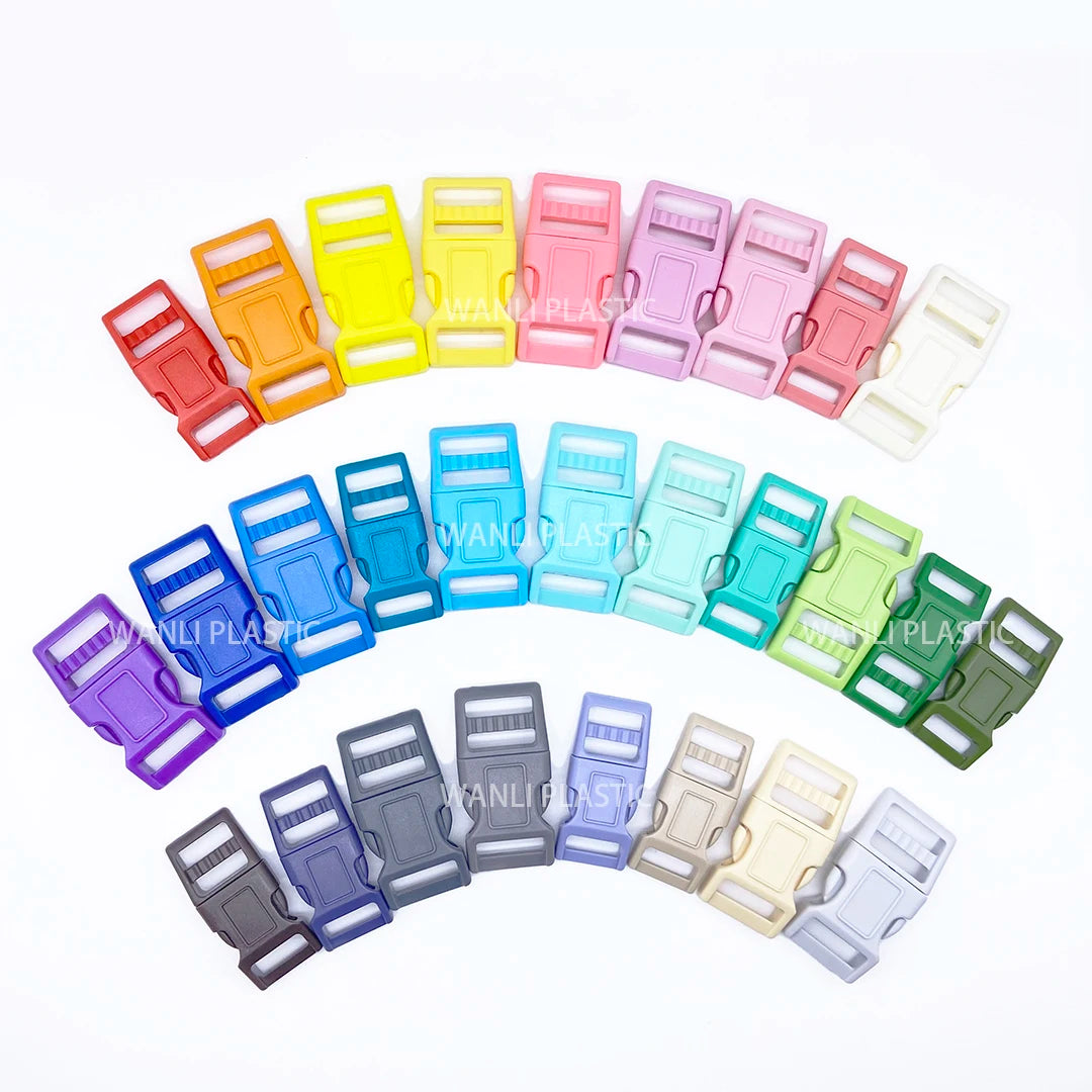 In Stock MIX COLORS Side Release Safety Pet Buckles for Webbing Belts Collar