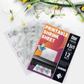 Hot Sale Fan Yi White 0.2Mm Translucent Key Hain PVC Sheet Food Grade Soft Glossy Surface Printable Heat Shrink Paper