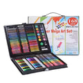168-Pcs Luxury Art Set for Kids Non-Toxic Plastic Watercolor Colored Pencils Drawing Painting Supplies for Creativity